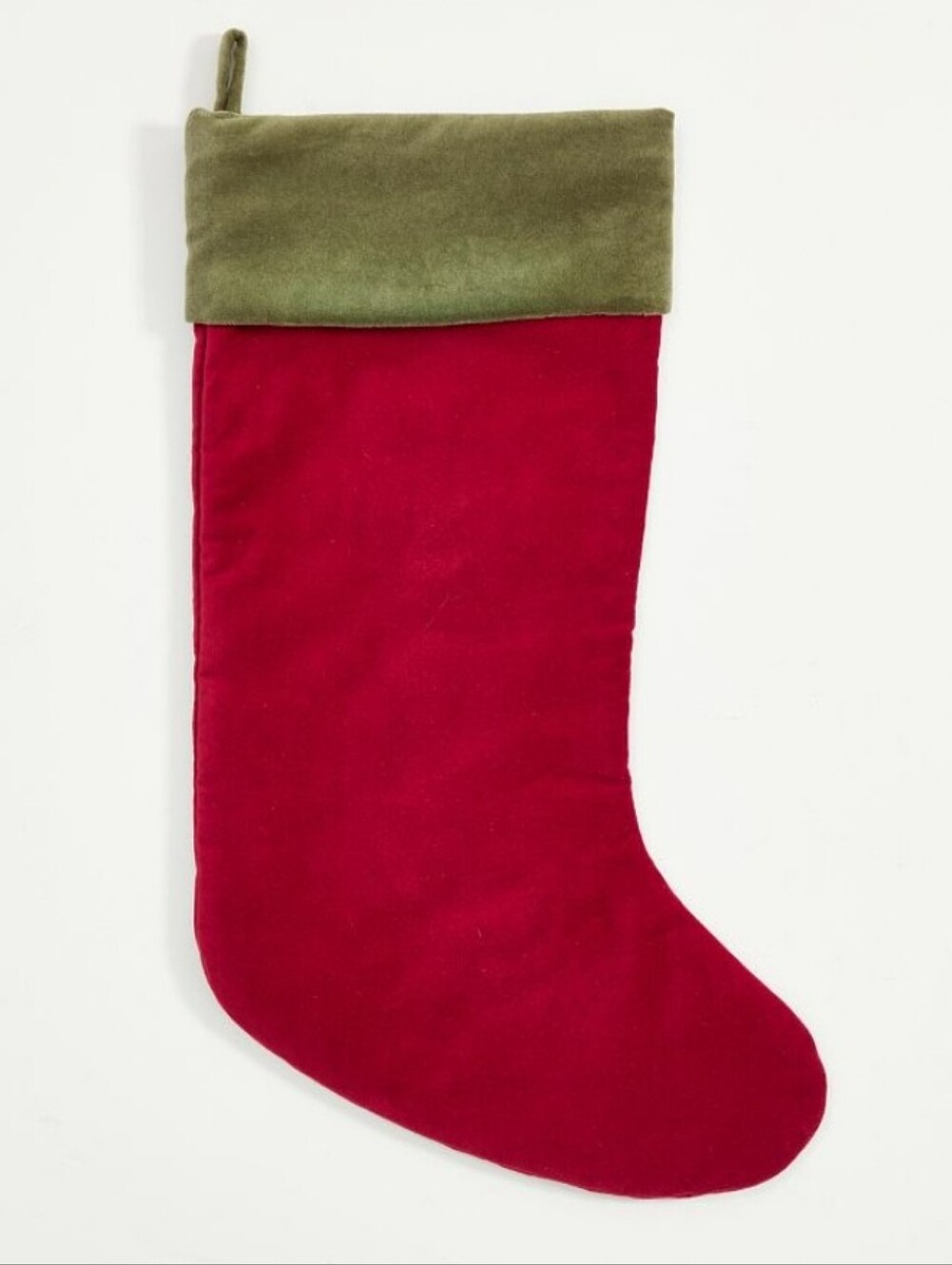 "Megan" Pottery Barn Classic Velvet Stocking